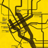 1984 Melbourne Tram Network Map