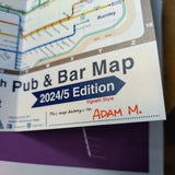 Inner North+Inner East+Inner West Pubs & Bar Map - 2025 EDITION (A3 Foldable)