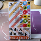 Inner North+Inner East+Inner West Pubs & Bar Map - 2025 EDITION (A3 Foldable)