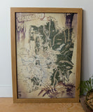 Tolkein Style Shire map:  Healesville Local (Medium - A2 size)