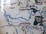Tolkein Style Shire map:  Healesville Local (Medium - A2 size)
