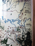 Tolkein Style Shire map:  Woori Yallock Local (Medium - A2 size)