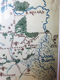 Tolkein Style Shire map:  Seville Local (Medium - A2 size)