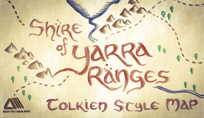 Shire of Yarra Ranges Tolkien style Maps
