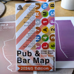 Inner North+Inner East+Inner West Pubs & Bar Map - 2024 EDITION (A3 Foldable)