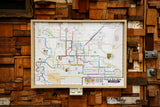 Inner North+Inner East+Inner West Pubs & Bar Map - 2025 EDITION (A1 print)