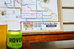 Inner North+Inner East+Inner West Pubs & Bar Map - 2025 EDITION (A1 print)