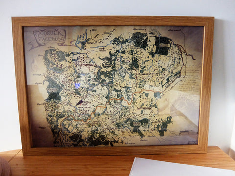 Tolkein Style Shire map:  Monbulk Local (Medium - A2 size)