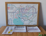 Tokyo style Melbourne subway fantasy map (A2 size)