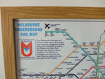 Tokyo style Melbourne subway fantasy map (A2 size)