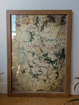 Tolkein Style Shire map:  Woori Yallock Local (Medium - A2 size)