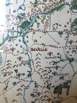 Tolkein Style Shire map:  Seville Local (Medium - A2 size)