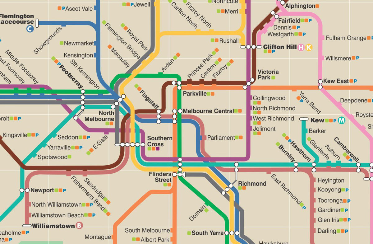 2070 Melbourne Fantasy Train Map – Admaps