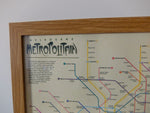 Melbourne Metropolitain (Mel x Paris) Fantasy Train Map (A2 size)