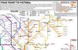 Fantasy Victoria Regional Rail Map (A2)