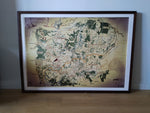 Tolkien style Shire map:  Monbulk Farthing (A0)