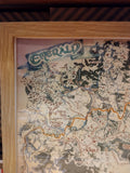 Tolkein Style Shire map:  Emerald Local (Medium - A2 size)