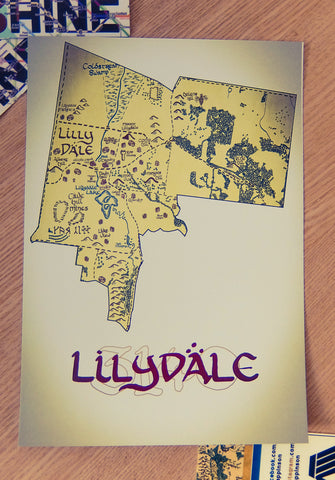 Lilydale Shire Map Postcard (A5)
