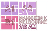 Melbourne CBD - Hoddle Grid Map