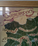Tolkein Style Shire map:  Warburton Local (Medium - A2 size)